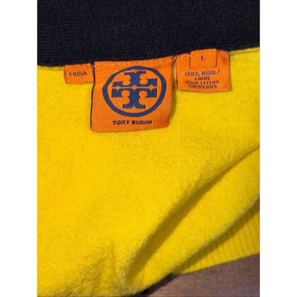 TORY BURCH 100% Merino Wool Cardigan Sweater - Picture 4 of 7